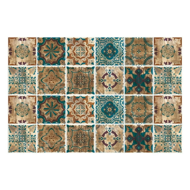 24 Unidades De Adhesivos Decorativos Para Paredes, Autoadhesivos, Coloridos, Para Muebles De Dormitorio, Armarios, Impermeables, Removibles.