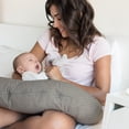 thumbnail image 3 of Simmons Nursing Pillow with Removable Cover - Taupe, 3 of 4