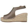 thumbnail image 3 of Journee Womens Crew Wedge Heel Espadrille Sandals, Widths Available, 3 of 10