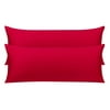Unique Bargains Pillowcases 2 Pack 100% Cotton Body Pillow Covers Red 20" x 60"
