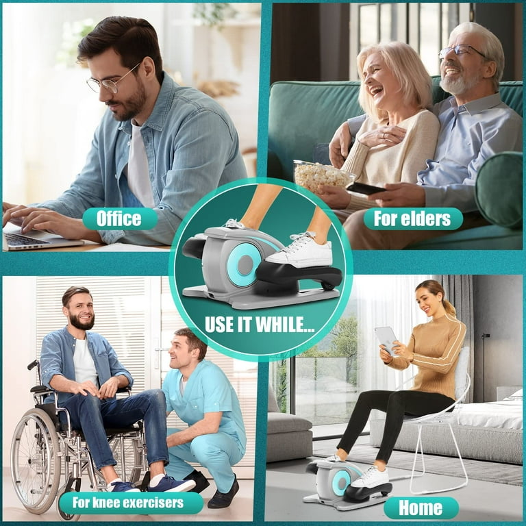 Elliptical store while sitting