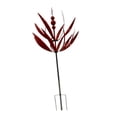 thumbnail image 1 of Adorno de metal para jardín con forma de viento, 90 cm de largo, escultura de viento versátil Rojo, 1 of 8