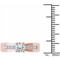 thumbnail image 4 of 1 Carat T.W. Diamond Classic 14kt Rose Gold Engagement Ring, 4 of 5