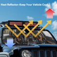 thumbnail image 4 of KUIFORTI Dachshund Car Sun Shade Funny Sun Shield for Car Windshield Cute Automotive Accessories fit for Jeep Wrangler JL JLU 2018-2025 / Jeep Gladiator 2020-2025, Easy to Install, 4 of 6