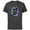 Charcoal, variant on Disney Descendants 3 Mal and Evie Wicked Friends - Short Sleeve Cotton T-Shirt for Adults -Customized-Red
