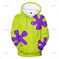 thumbnail image 3 of Sudadera con capucha con estampado 3D de estrellas de mar de colores para hombre y mujer, sudadera informal a la moda, ropa de calle Harajuku, sudadera con capucha de gran tamaño, ropa para niños, 3 of 5