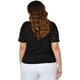 thumbnail image 3 of Playera con perlas (talla extra), modelo 3022-D (Negro) negro 40 Roman Fashion Blusa extra 3022-D, 3 of 6