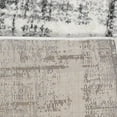 thumbnail image 4 of RUGSOTIC CARPETS MACHINE MADE HEATSET POLYPROPYLENE AREA RUGS - 3'2''x10', Runner Shape, Silver Color, Floral Modern Design, High Pile Machine Made Area Rugs for Living Room, Bed Room (M00056), 4 of 6