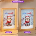 thumbnail image 2 of Hello Winter Manx Smiling in Red Scarf Hat Welcome Christmas Acrylic Plaque with Wood Photo Frame Box Cat Lover Kitten Owner Gifts Light Box - 00017, 2 of 5