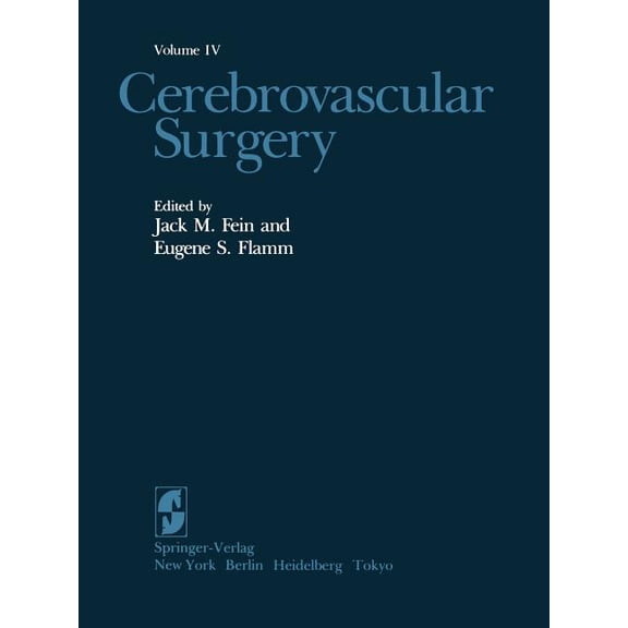 Cerebrovascular Surgery: Volume IV, (Paperback)