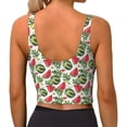 thumbnail image 3 of Kdxio Watermelons Print Workout Crop Tank Top for Women Racerback Yoga Tank Tops Athletic Sports Shirts Exercise Undershirts, 3 of 9