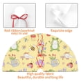 thumbnail image 4 of Sikiie Frog Bee 30-48 inches {designName} Print Christmas Tree Skirt Snowman Xmas Tree Skirt with Edge Christmas Decorations for Holiday Party-48", 4 of 7