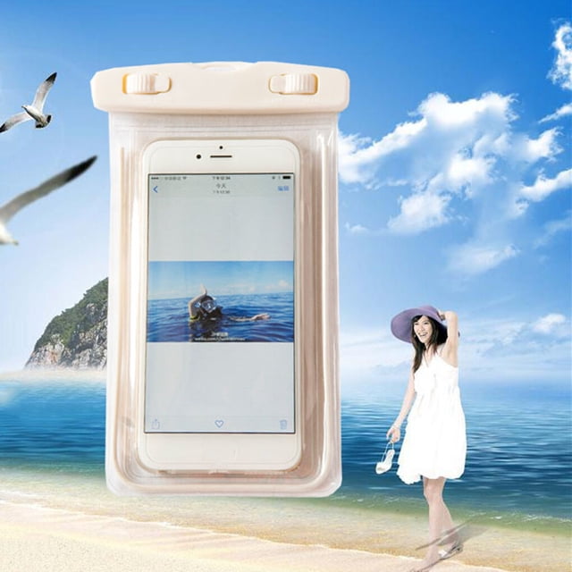 Universal Luminous Waterproof Smartphone Case dry phoen bag Responsive Underwater Dry Pouch Bag Random Color