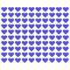 thumbnail image 1 of Acrílico Espejo Pared Pegatinas 100uds Auto Adhesivo Removible Corazón Pared Calcomanías para Hogar Sala Habitación Dormitorio Oficina DIY Decoración (22,5x20mm Azul), 1 of 6