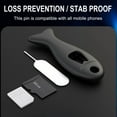 thumbnail image 3 of Apmemiss Clearance Anti-lost Card Extractor Open Card Needle Sleeve Multi-function Portable Sim Card Needle Mobile Phone Card Needle Device Furniture Clearance, 3 of 5