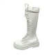 thumbnail image 1 of Zapatos para mujer, con cordones, suela gruesa, tacón grueso, botas altas de caballero para mujer, zapatos para correr, botas vaqueras, 1 of 8