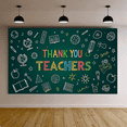 thumbnail image 4 of Chalkboard Design Thank You Teachers Banner Colorful School Decorations Classroom Party Event for Teacher Appreciation Celebration, 4 of 7