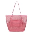 thumbnail image 2 of YAOMOBB Shoulder Bag Travel Swimming Mesh Tote Large Capacity Multi Compartments Double Handles Perspective Portable Beach Bag Perfect for Swimming and Beach Activities, 2 of 7