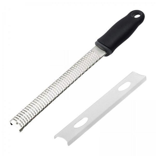 Rallador de queso,Rallador de limón de acero inoxidable con mango,Rallador de cocina Rallador de queso Rallador de verduras,Rallador de cocina plano de acero inoxidable County Tools,Rallador