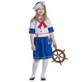 thumbnail image 2 of Sailor Girl Costume - Size Toddler 4, 2 of 2