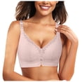 thumbnail image 2 of Wdgfv Women Bra Floral Lace Bralette Padded Breathable Racerback Lace Bra White M, 2 of 4
