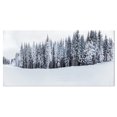 thumbnail image 2 of Impression sur Toile Paysage Montagnes Enneigées Noir et Blanc, 2 of 3