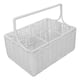 thumbnail image 3 of GOOHOCHY Portacubiertos: Portautensilios de cocina rectangular de tejido multirejilla - Cesta de plástico con divisiones para cubiertos, palillos, tenedores y cucharas, 3 of 8