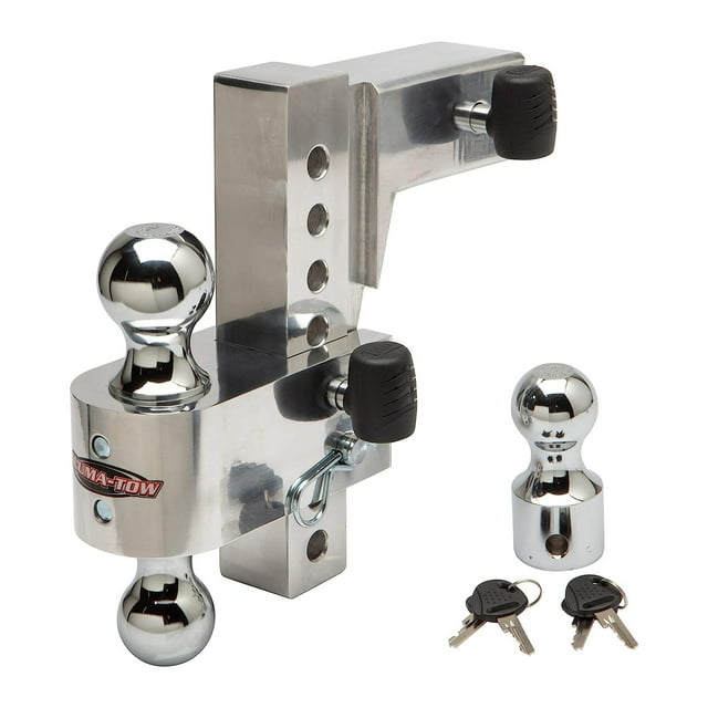 Uriah Products Support d'Attelage en Aluminium Réglable HD 8 Pouces pour Récepteur 2.5 Pouces