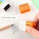 thumbnail image 5 of 6 Pack Cute Pencil Erasers, Erasers With Cover And R, 5 of 5