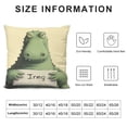 thumbnail image 5 of Nawypu  Kids Animals Throw Pillow Covers Giraffe Lion Zebra Crocodile Pillows Soft Cushion Covers for Baby Room Kids Bedroom Decor, 5 of 5
