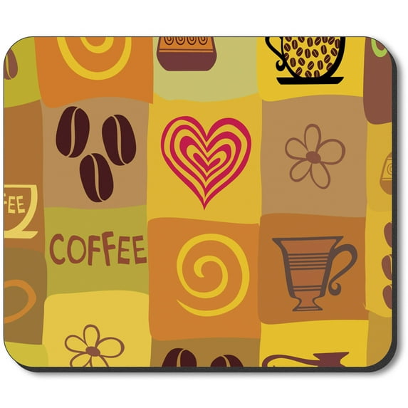 Art Plates brand Mouse Pad - Colored Circles