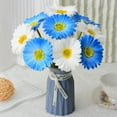 thumbnail image 6 of Yesbay Faux Flower Branch Floral Decoration,Artificial Gerbera Jamesonii with Stem, Fake Silk Flower Home Office Table Centerpiece, 6 of 7