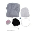thumbnail image 3 of MYG DIY Cat Wool Felt Unfinished Wool Felt Material Package Handmade Needle Felt Kit, 3 of 10