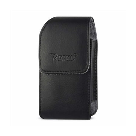Leather Treo Smartphone - VERTICAL LEATHER POUCH WITH BELT CLIP TREO 650 WITH MEGNETIC AND BELT CLIP IN BLACK (4.4X2.3X0.9 INCHES)