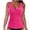 Hot Pink, variant on SRZYMJ Women's Underwire Tankini Top Twist V Neck Push Up Swim Top Ruched Bathing Suit Tops Only