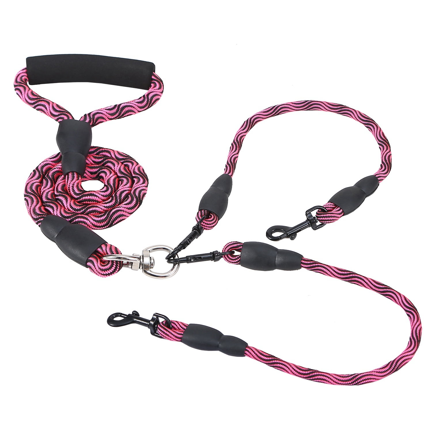 iMountek Double Dogs Leash NoTangle Dogs Lead Reflective Dogs Walking
