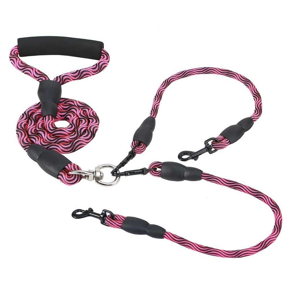 iMountek Double Dogs Leash NoTangle Dogs Lead Reflective Dogs Walking