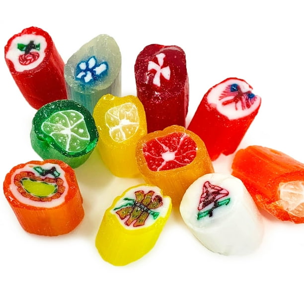 Christmas Cut Rock Hard Candy Seasonal Bulk Unwrapped Retro Candy 4