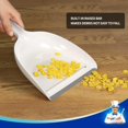 thumbnail image 5 of Dustpan and Brush Set, Portable Cleaning Brush and Dustpan Combo with  Handle, White, 1 Set, 5 of 7