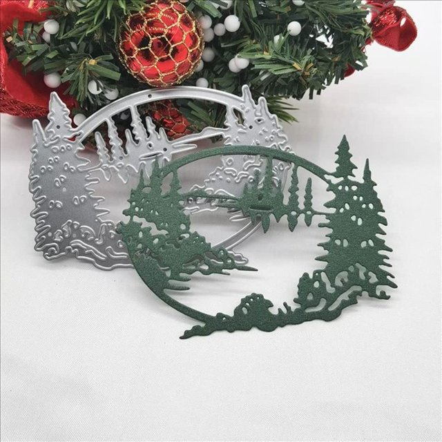 Troqueles metálicos Lottoyday Navidad Bosque y Lagos 3D
