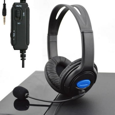 Stereo Wired Gaming Headset Headphones with Mic for PS4 Sony PlayStation (Best Budget Gaming Headset Under 50)