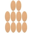 thumbnail image 2 of 10pcs Unfinished Wood Crafts Wooden Shapes for Crafts Unfinished Wood Oval Crafting Supplies, 2 of 5