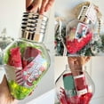 thumbnail image 3 of 2026 New Christmas Bulb Gift Jar, DIY Plastic Light Bulb Decorations, Fillable Xmas Light Bulbs Shape Clear Ornaments,Empty Candy Cards Jars for Christmas Decor (3pcs), 3 of 8