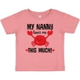 thumbnail image 3 of Inktastic Nanny Loves Me Grandson Boys or Girls Baby T-Shirt, 3 of 5