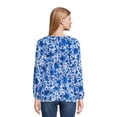 thumbnail image 6 of The Pioneer Woman Keyhole Crepe Top Women's, 6 of 9