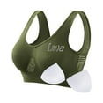 thumbnail image 3 of Maplenight Sports Bras for Women Removable Padless No Underwire Racerback Bralettes Breathable Support Comfy Lightweight Active Bra, 3 of 4