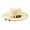 Beige, variant on Yifymode Womens Beach Sun Straw Hat Summer Floppy Wide Brim Foldable Packable | Packable & Travel Friendly:Suitable for beach, outdoor activities