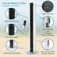 thumbnail image 2 of Open Box Lasko All Season Comfort Control Tower Fan & Heater in One, White, 2 of 14