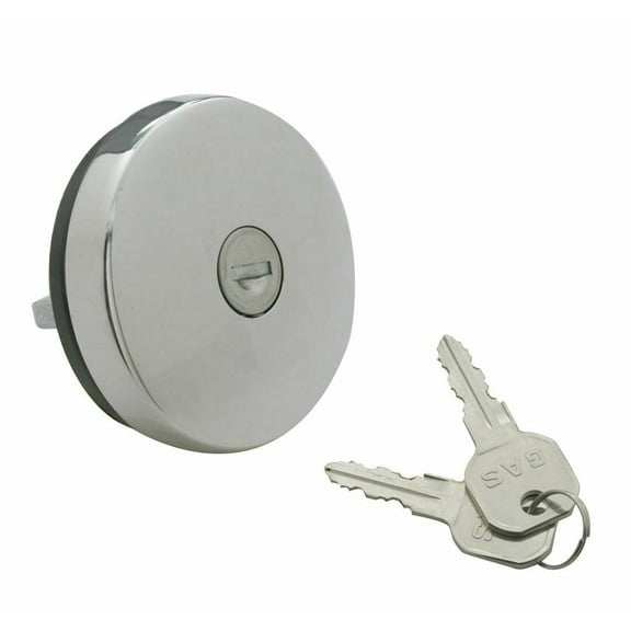 United Pacific Chrome Vented Locking Gas Cap For 1947-1971 Chevy & GMC Trucks