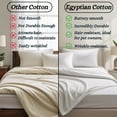 thumbnail image 6 of Amay 100% Organic Cotton Wyoming King Fitted Sheet - 500 Thread Count (84"x84") - Ultra Soft, Cooling & Breathable Bed Sheet - Durable Long-Lasting Fabric - (Baby Pink, 1 Piece), 6 of 7